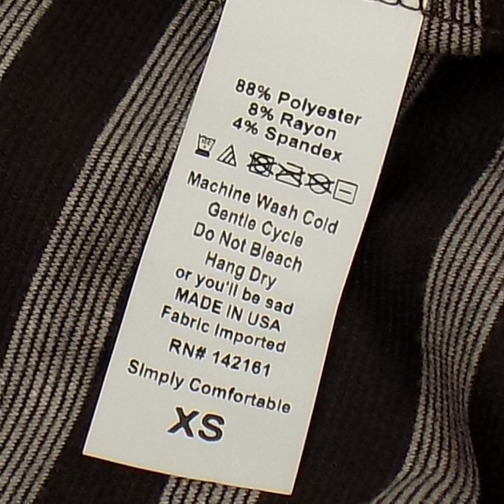 LuLaRoe Cassie Striped Pencil Skirt Size XS NWT - Picture 6 of 8